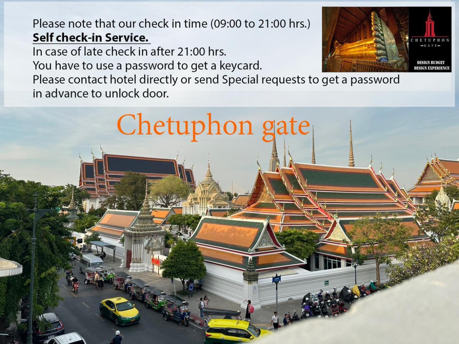 Chetuphon Gate Hotel Банкок Екстериор снимка